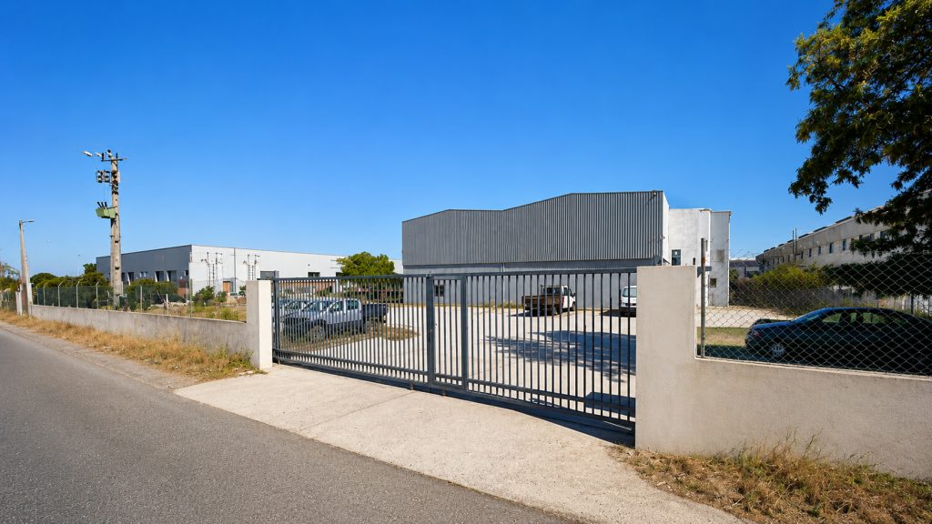 Entrada das instalações da BIEME em Setúbal, empresa de metalomecânica e manutenção industrial